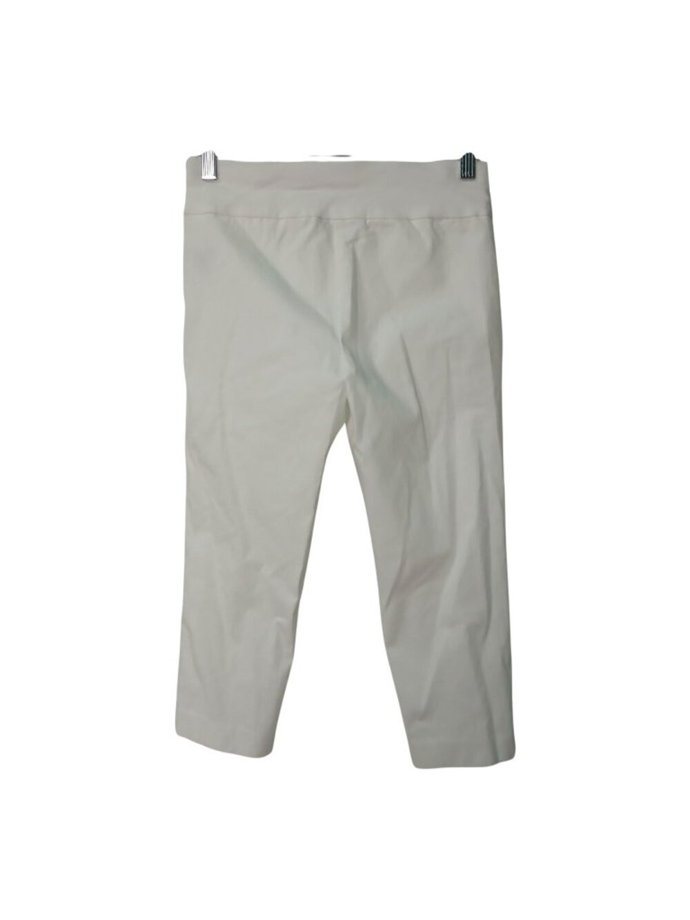 Alfani Womens White Pull-On Crop Pants Size 2P Stretch Made In El Salvador #D-37